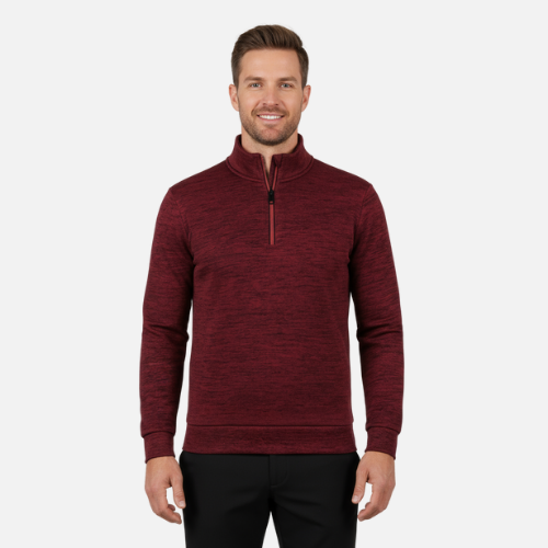 Momentum Quarterzip – Deep Merlot