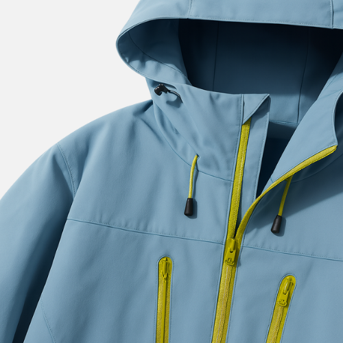 StormLine Jacket – Glacier Blue / Neon Trim